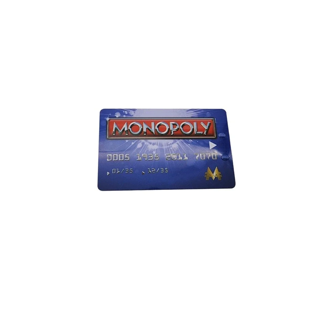 Set of 6 Monopoly Electronic Banking Replacement Cards 2011 Hasbro Bank Credit